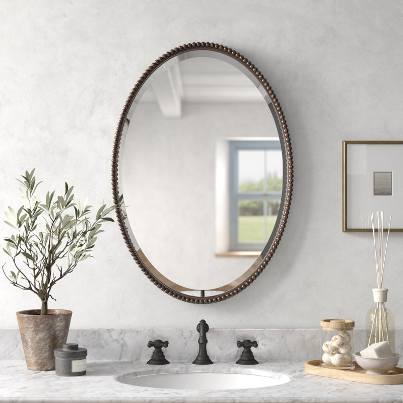 Birch Lane™ Dunigan Metal Flat Wall Mirror & Reviews | Wayfair